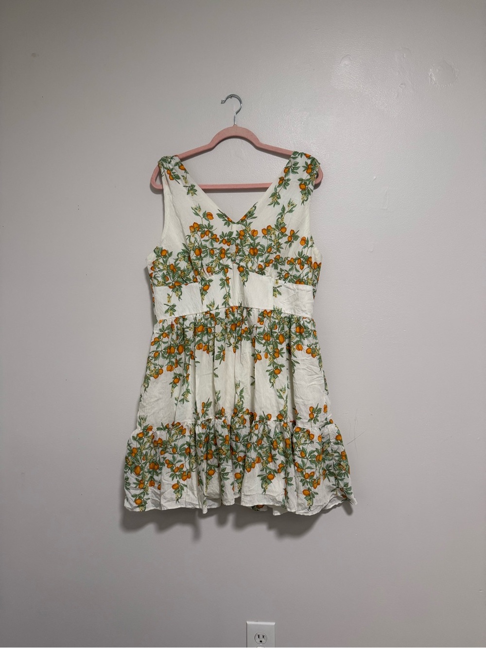 Taylor V-Neck Flounce Hem Mini Dress